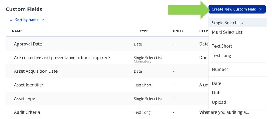 Custom Fields