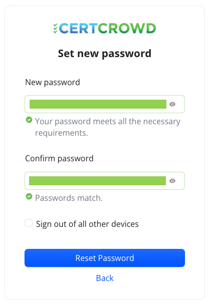 New Password