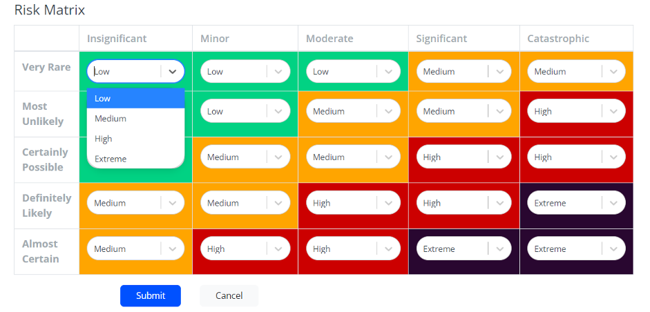 Risk Matrix