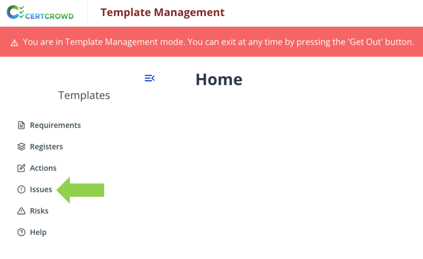 Issue templates