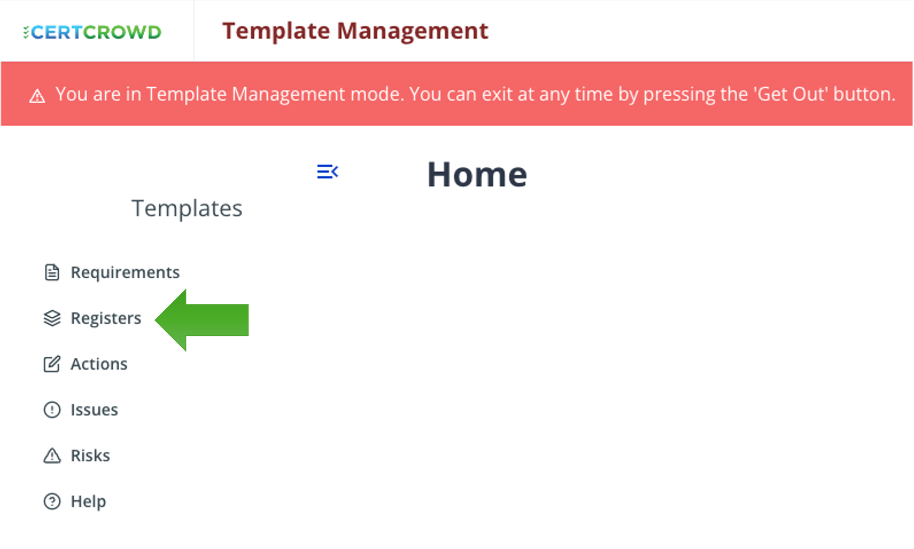 Register templates